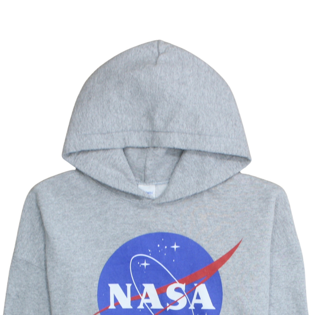 Gildan Men's Grey NASA Pullover Hoodie XL Heavyweight Fleece