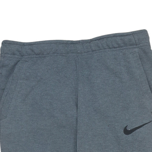 Nike Men's Grey Dri-FIT Jogger Trousers Size S Athletic Fit