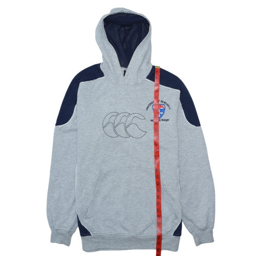 Canterbury Mens Grey Small Pullover Rugby University Hoodie