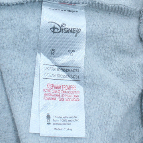Disney Women Grey Christmas Mickey & Minnie Sweatshirt UK 10