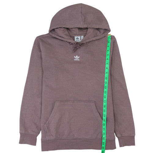 Adidas Womens Brown Pullover Hoodie Size 12 Cotton Blend