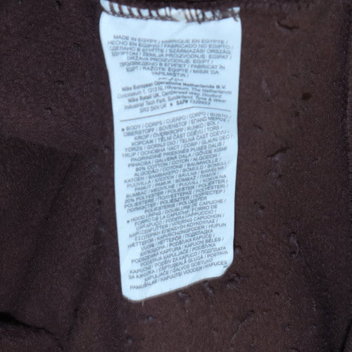 Nike Women’s Brown Colourblock Pullover Hoodie Size L