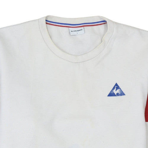 Le Coq Sportif Mens Multicoloured L Crew Neck Pullover Sweatshirt