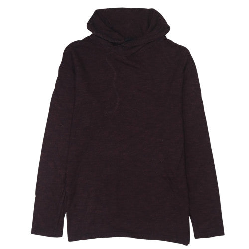 Ralph Lauren Men's Brown Fleece Pullover Hoodie Size M