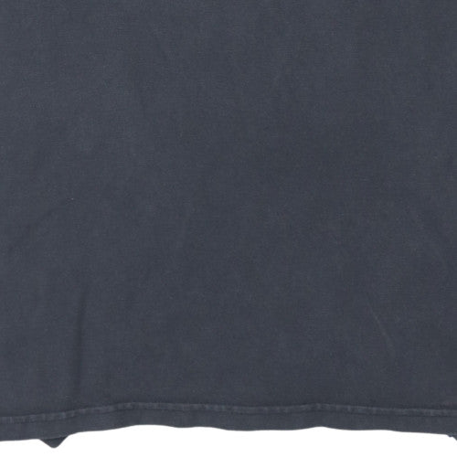 Superdry Mens Black Cotton Polo Shirt Size M Classic Fit