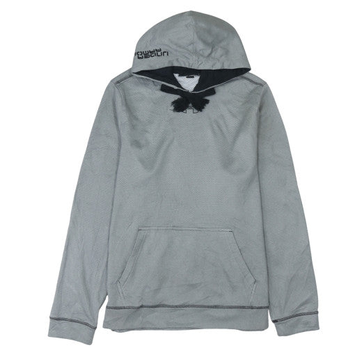 Under Armour Mens Grey Pullover Hoodie Size L Loose Fit Lightweight