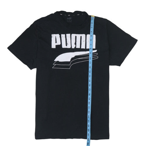 Puma Men's Black XL Crew Neck Graphic Sports T-Shirt