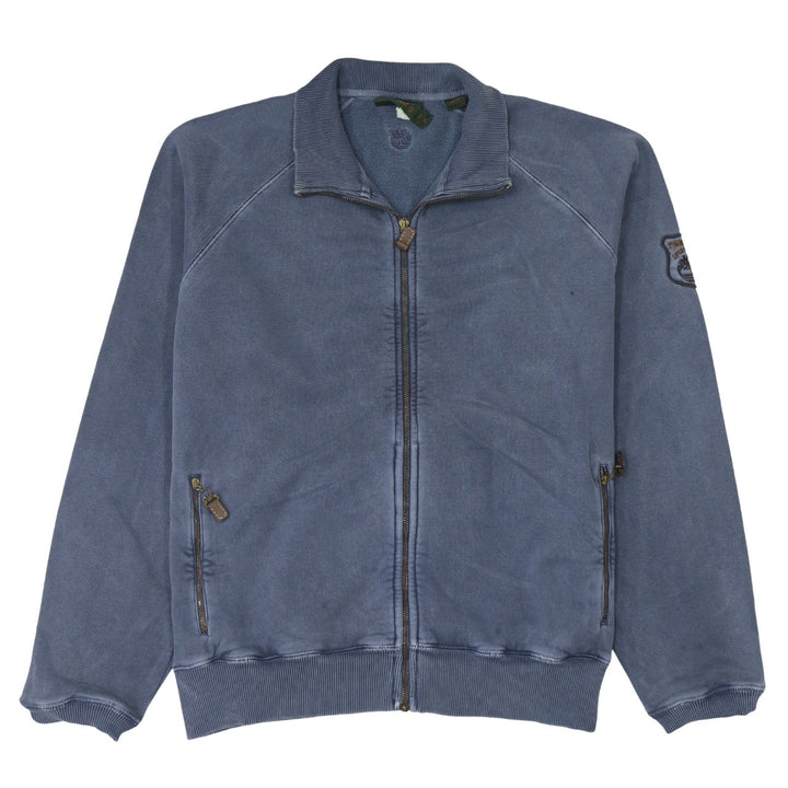 Timberland Men's Blue Full Zip Cotton Sweatshirt Jacket M