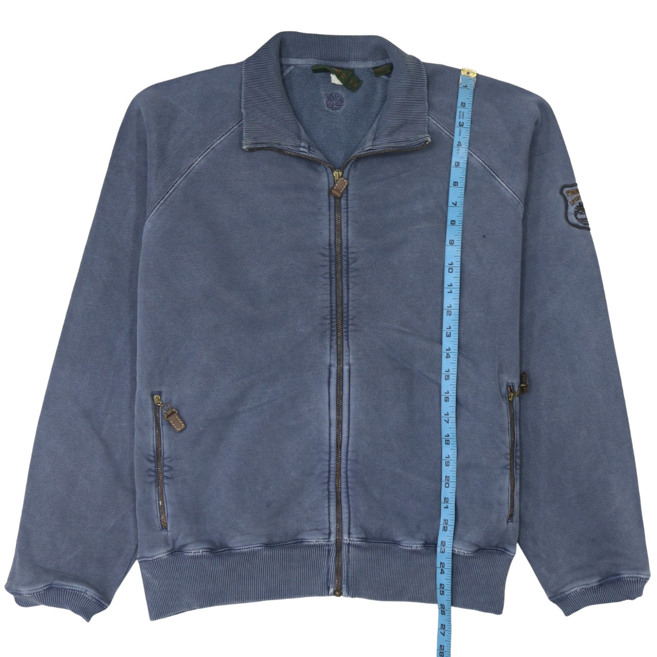 Timberland Men's Blue Full Zip Cotton Sweatshirt Jacket M