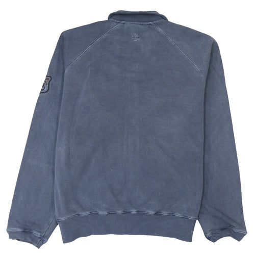 Timberland Men's Blue Full Zip Cotton Sweatshirt Jacket M