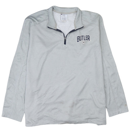 Champion Men's Grey 2XL Butler 1/4 Zip Long Sleeve Sweatshirt