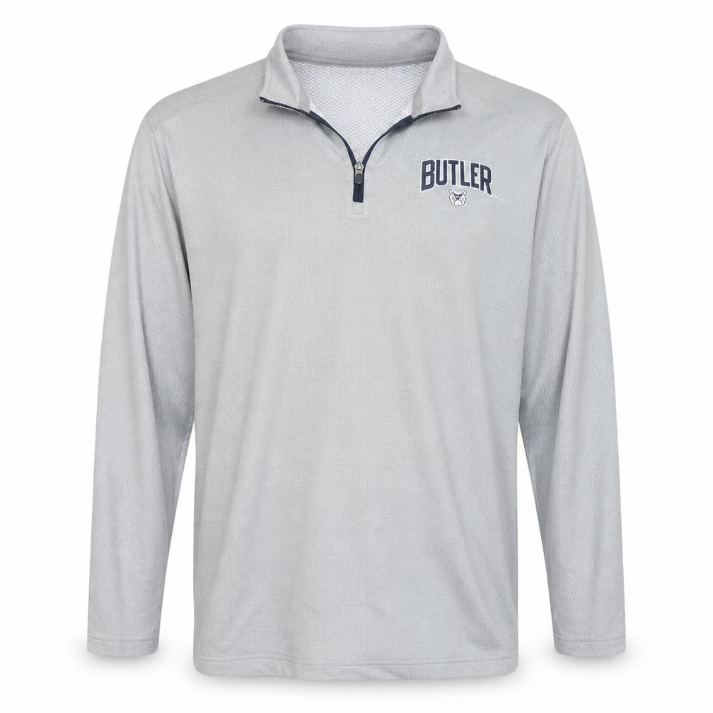Champion Men's Grey 2XL Butler 1/4 Zip Long Sleeve Sweatshirt