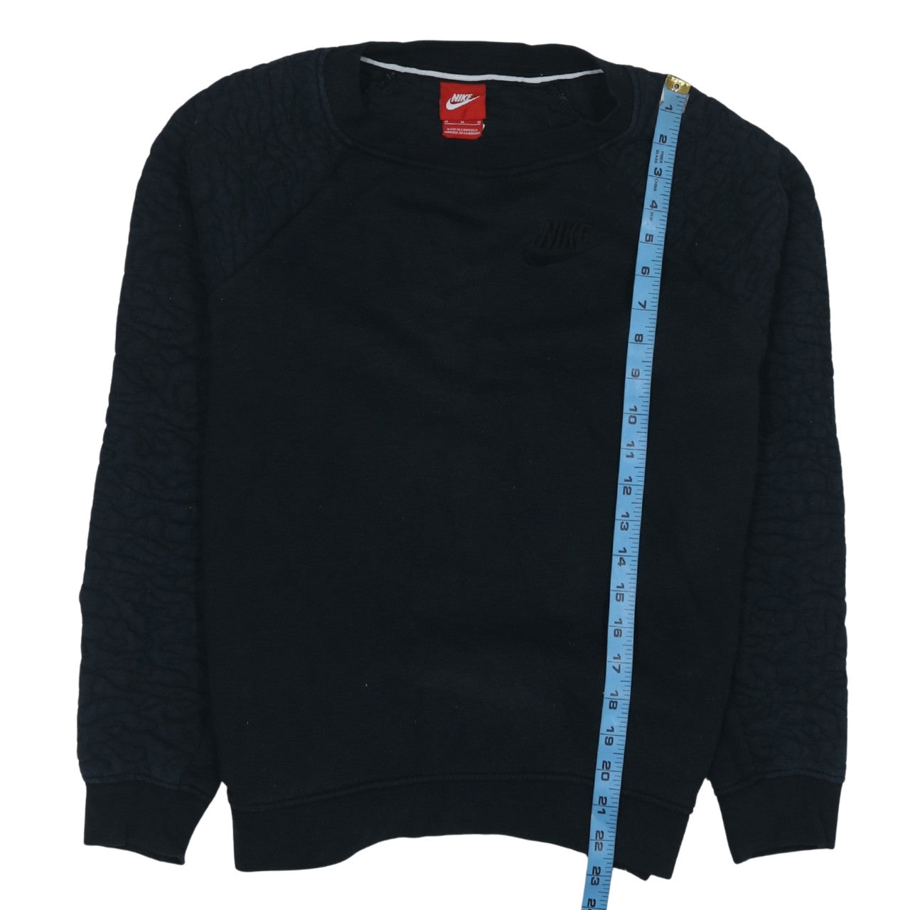 Nike Women’s Black Crew Neck Sweatshirt Size S Cotton Blend