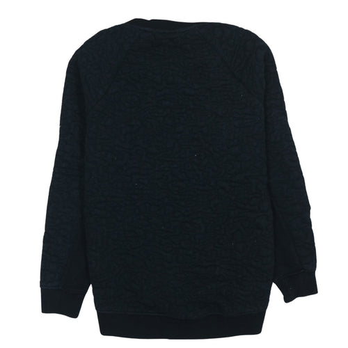Nike Women’s Black Crew Neck Sweatshirt Size S Cotton Blend