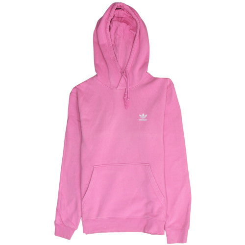 Adidas Women Pink Pullover Hoodie Medium Cotton Blend Fleece