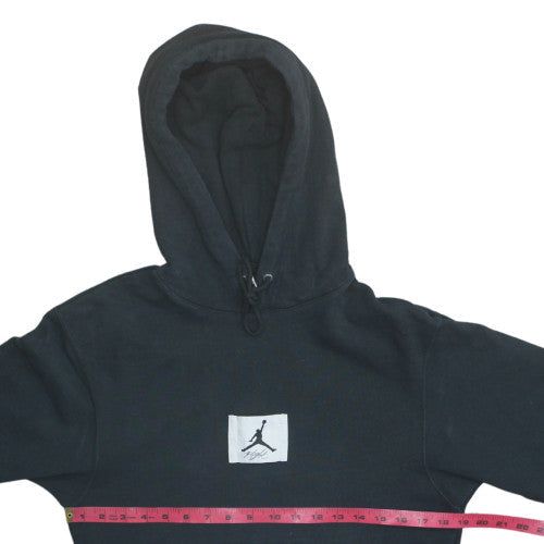 Jordan Men's Black Pullover Hoodie Large Fleece Logo Design