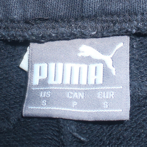 Puma Men Black Fleece Sweatpants Small Regular Fit
