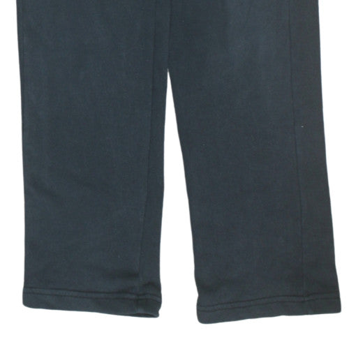Puma Men Black Fleece Sweatpants Small Regular Fit