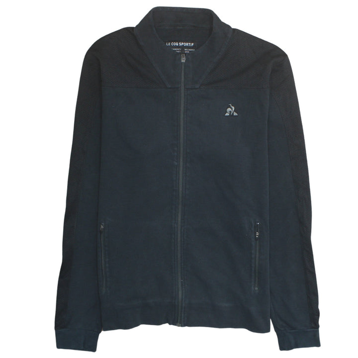 Le Coq Sportif Men’s Black L Track Jacket Full Zip Sportswear