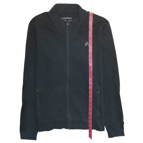 Le Coq Sportif Men’s Black L Track Jacket Full Zip Sportswear