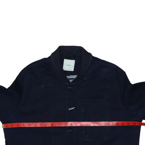Celio Men's Blue Varsity Style Cotton Jacket XL Casual