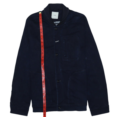 Celio Men's Blue Varsity Style Cotton Jacket XL Casual