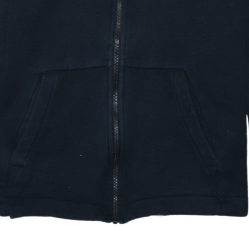 Nike Men's Black Small Full Zip Hoodie Sweatshirt Cotton Blend