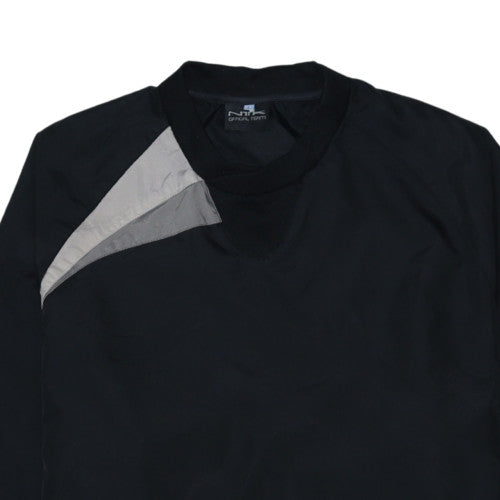 NTK Men's Black Long Sleeve Pullover Sports Sweatshirt L