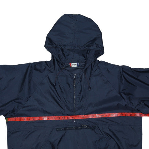 Clique Men's Blue L Anorak Hooded Windproof Lightweight Jacket