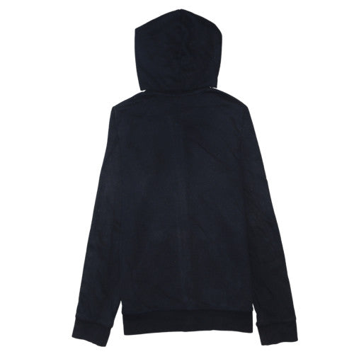 Adidas Womens Black Full Zip Hoodie Size S 8-10 Hooded Sweatshirt