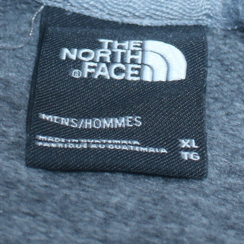 The North Face Mens Grey XL Pullover Hoodie with Logo