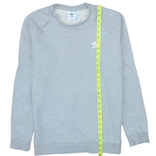 Adidas Men's Grey Crew Neck Pullover Sweatshirt M