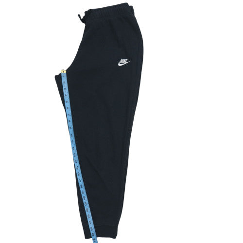Nike Mens Black Jogger Sweatpants L Regular Fit Fleece Activewear