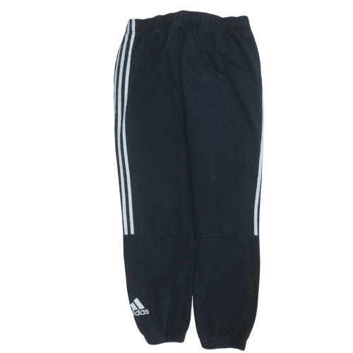 Adidas Men's Black L Jogger Fleece Activewear Trousers