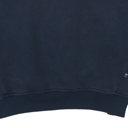 Adidas Men's Blue Crew Neck Pullover Sweatshirt Size M Sports Style