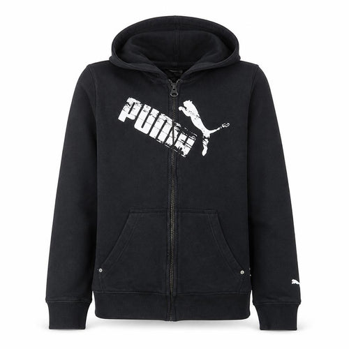 Puma Men's Black Full Zip Hoodie Size S Sports Fleece