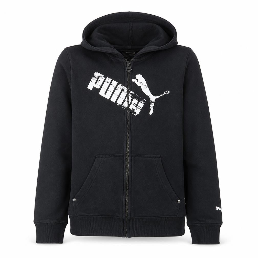 Puma Men's Black Full Zip Hoodie Size S Sports Fleece
