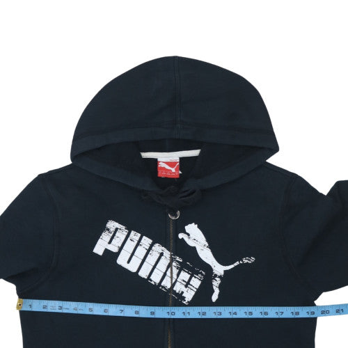 Puma Men's Black Full Zip Hoodie Size S Sports Fleece