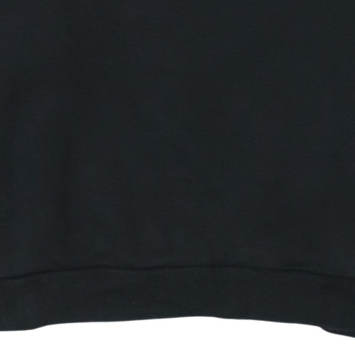Puma Mens Black Medium Pullover Sweatshirt Regular Fit Crew Neck