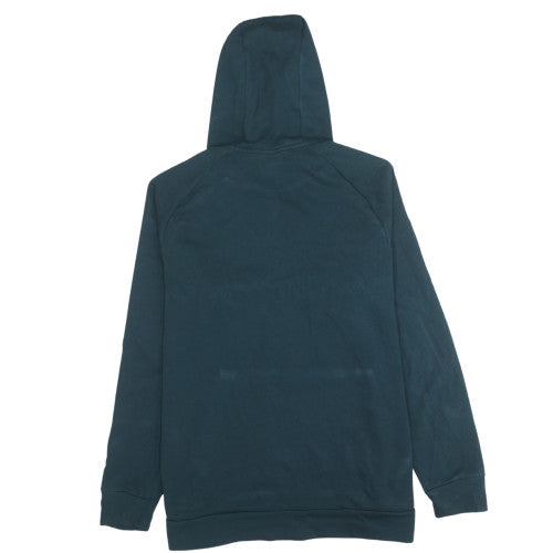 Nike Men's Green Pullover Hoodie L Dri-FIT Logo Sportswear