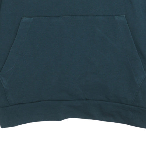 Nike Men's Green Pullover Hoodie L Dri-FIT Logo Sportswear