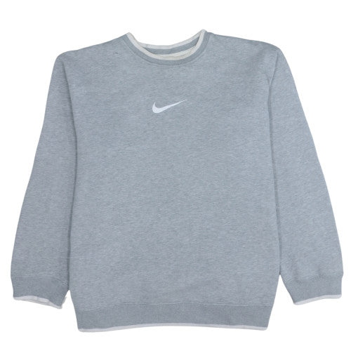 Nike Men's Grey 2XL Pullover Crew Neck Fleece Sweatshirt