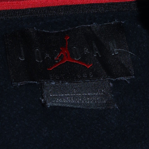Jordan Men's Black Red Full Zip Hoodie Size L Sportswear