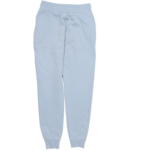 Fila Women's Blue Jogger Sweatpants S Regular Fit Fleece Tapered Trousers