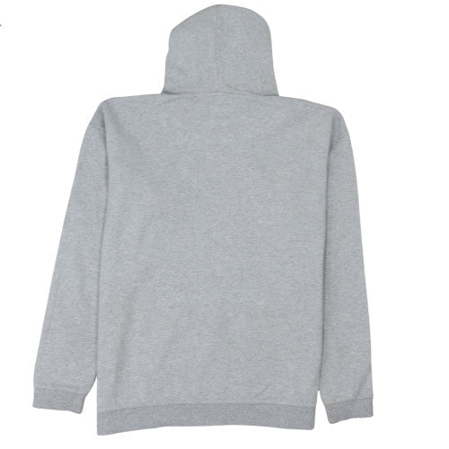 Wrangler Mens Grey Pullover Hoodie M Graphic Lips Logo Sweatshirt