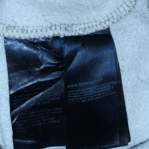 Tommy Hilfiger Men's Grey Striped Vintage Fit Sweatshirt S