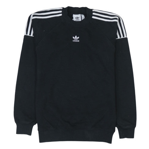 Adidas Mens Black XS Pullover Crew Neck Long Sleeve Sweatshirt