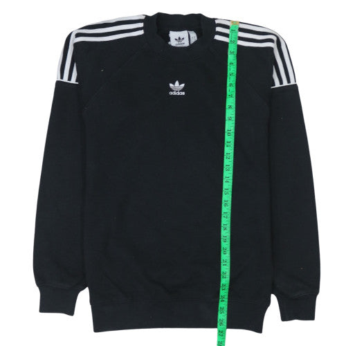 Adidas Mens Black XS Pullover Crew Neck Long Sleeve Sweatshirt