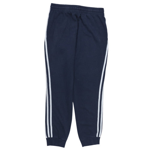Adidas Men Blue Track Pants M Elastic Waist Tapered Activewear