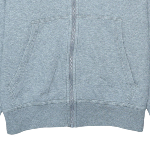 Nike Men's Grey Full Zip Hoodie Size M Sportswear Sweatshirt